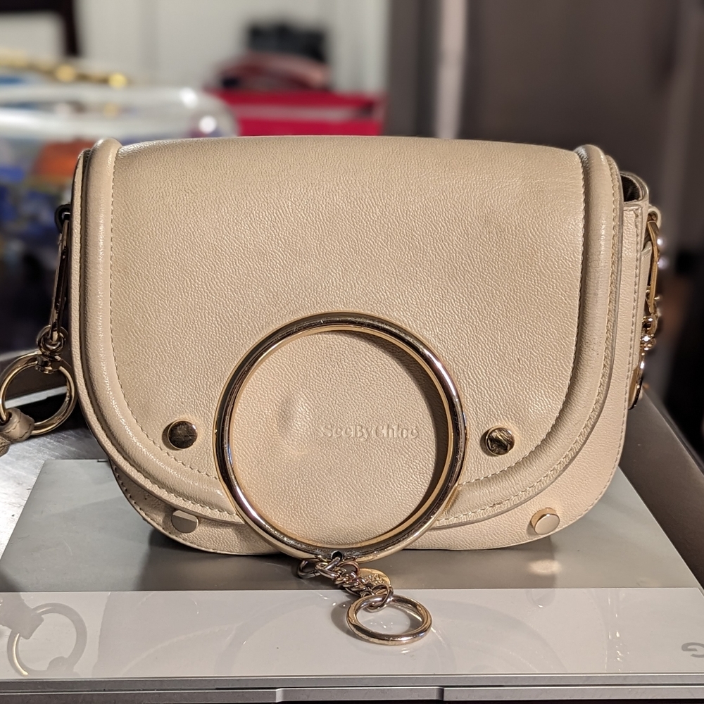 See by Chloe Mara cream purse